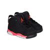 Jordan Air Jordan 6 Comfortable And Lightweight Slip Resistant Abrasion Resistant Mid top Toddler Shoes Black Pink 384667-023