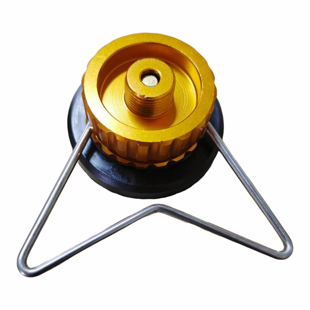 Stainless Steel Camping Stove Head Converter & Gas Can Adapter