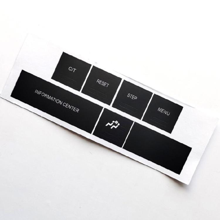 Scratch Resistant Interior Button Stickers Perfectly Fit Central Console Provide Lasting Protection For Every Car Owner