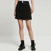 Calvin Klein Solid High-Waisted Loose Straight Casual Shorts Women Shorts Black J221091-BEH
