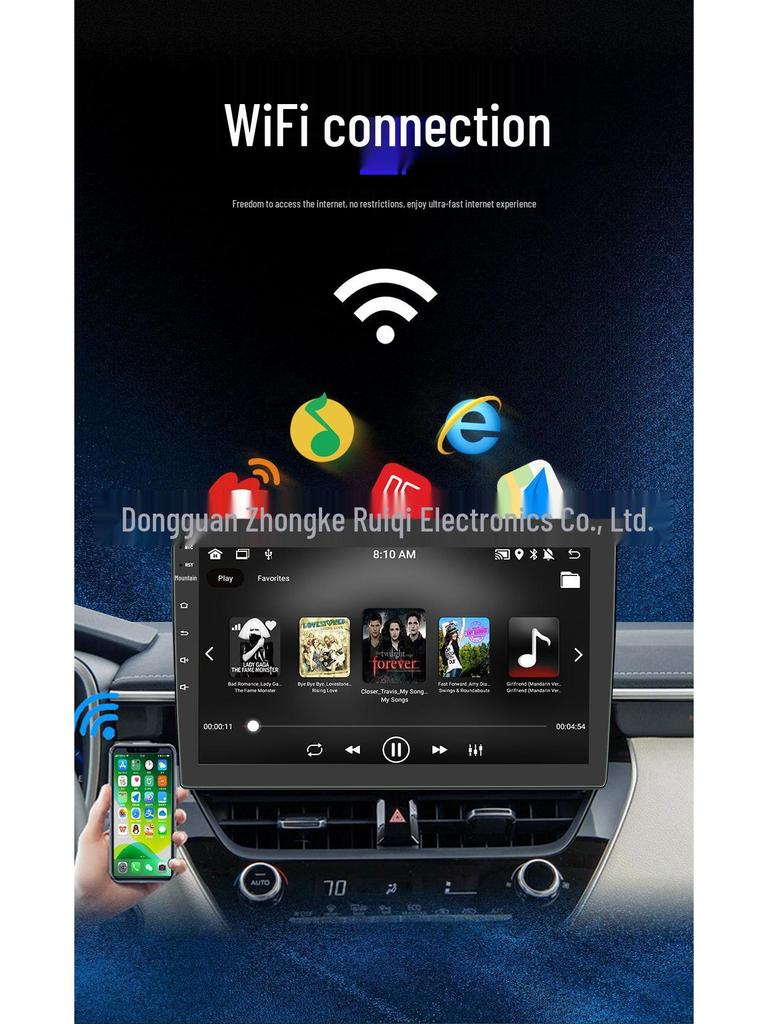 7-Inch Button Version Buick GL8 In-Car DVD Navigation with Bluetooth, HD LCD, Wireless CarPlay