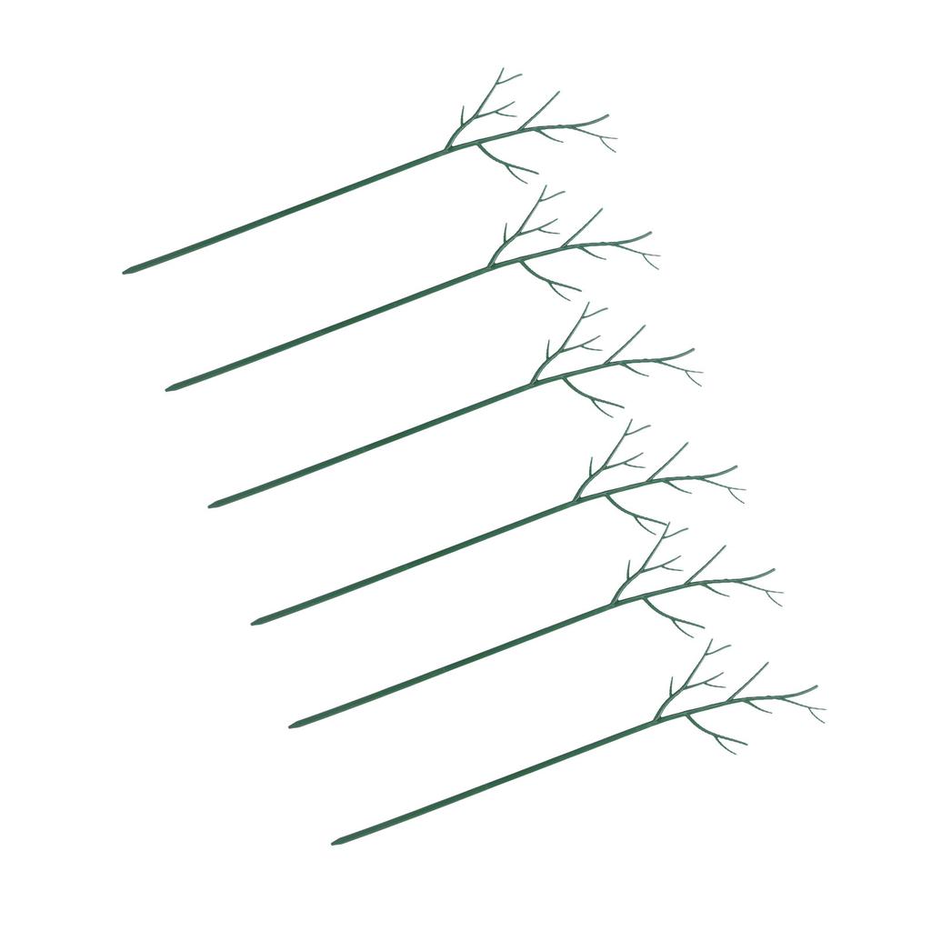 Plant Support Stakes Removable Garden Tree Branch Shape Green Plant Pole for Potted Plants and Flowers