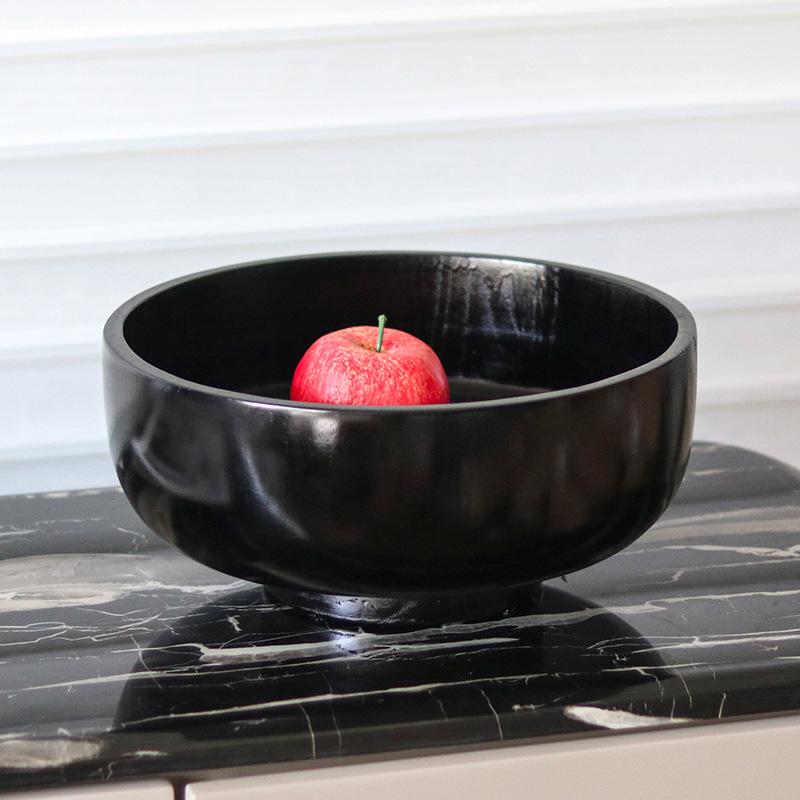 Nordische Schlichte Runde Dekoration Obstschale Snackschale Ornamente Musterzimmer Kaffeetisch Hotel Verkaufsbüro Weiche Dekorationen