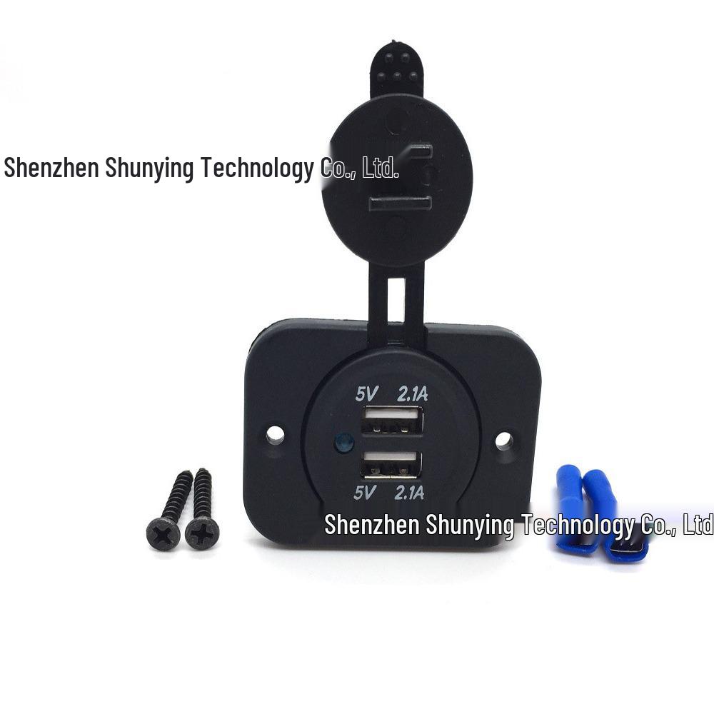 Waterproof Dual USB Car Charger 4.2A with Universal Board Mod