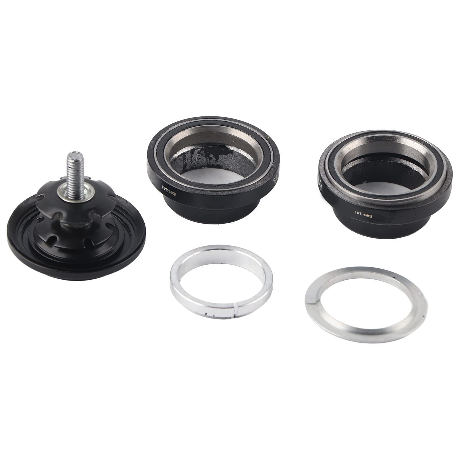 

J-ouuo Aluminum Alloy 34mm Bicycle Bike Headset for 28.6mm Straight чёрный