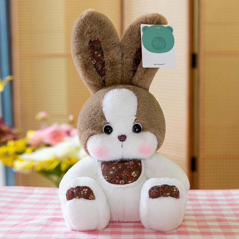 

Plush Toy Rabbit Doll Pillow Soft And Comfortable Childrens Birthday Gifts 38cm/14.96in коричневий