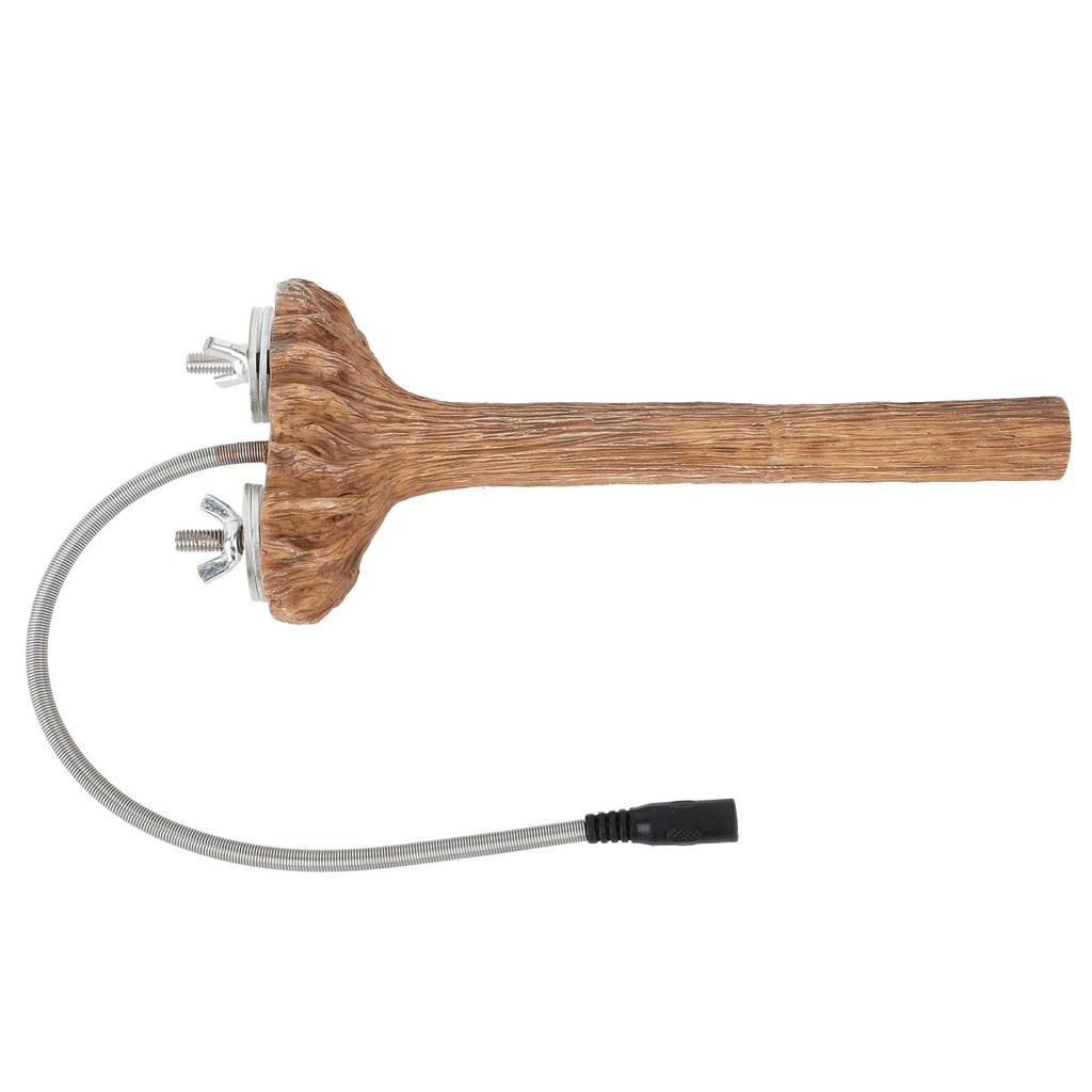 Bird Cage Heated Perches Fast Heating Intelligent Temperature Control Resin Parrot Thermal Stand