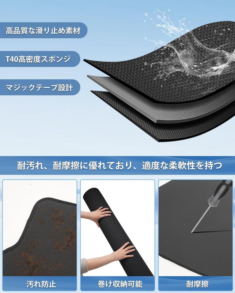 Mixsuper New Freed GT Luggage Lower Trunk 2D Luggage FREED 2WD Hybrid Custom Parts for Freed GT Waterproof Mat with PVC Rollable Abrasion and Stain