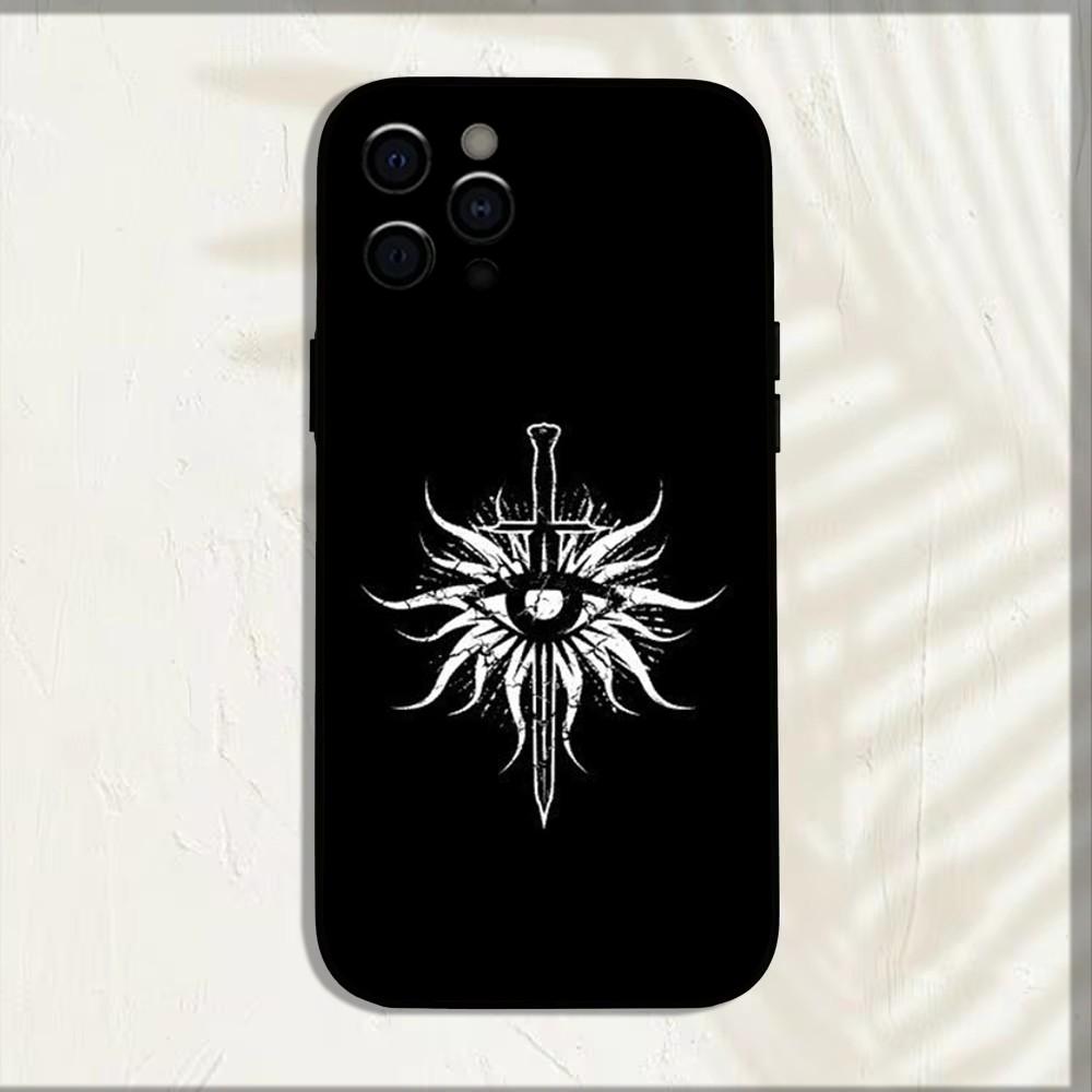 

Dragon A-Age Inquisition Game Phone Case For Apple iPhone 15,14,13,12,11,Pro,X,XS,Max,XR,Plus,Mini Soft Black Cover iPhone13mini