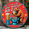 Metal Tin Sign Retro Art 20x20cm Home Wall Decor