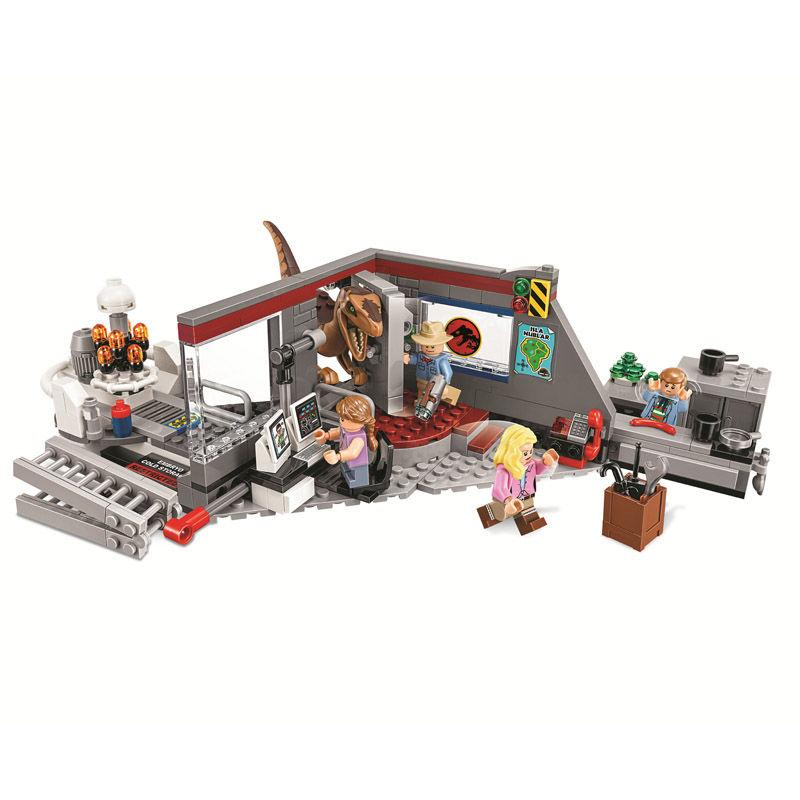 

Строительные блоки, парк Юрского периода, фигурка динозавра, тираннозавр Рекс, сборка, детские игрушки-головоломки 1115#