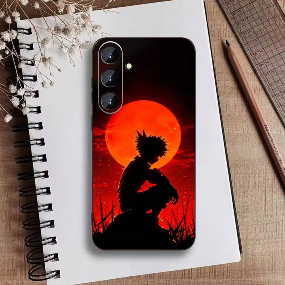 Katsuki Bakugo Hero Academia Phone Case For Samsung Galaxy A73,A72,A71,A70,A52,A51 Others Soft Black Cover