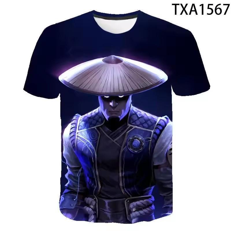 Mortal Kombat 3D T Shirt Men T-Shirt Fighting Game Streetwear Short Sleeve Men Summer Casual Cool Tee Tops