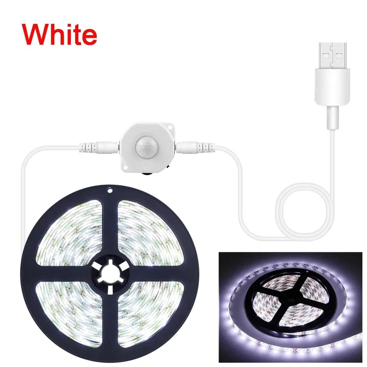 

Беспроводной датчик движения PIR 5 В USB светодиодная лента гибкая светодиодная лента для лестницы шкафа кухни подсветка ночник декор