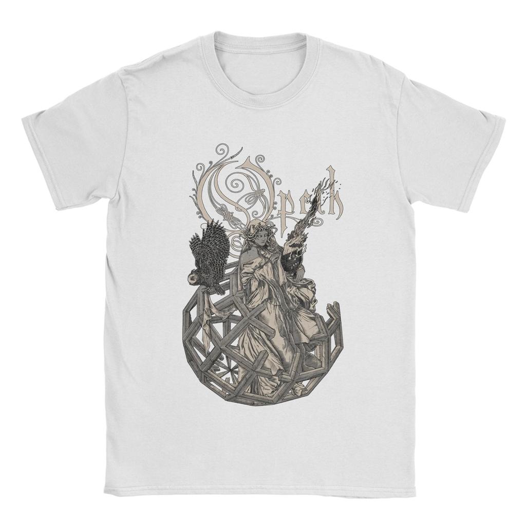 Opeths Death Metal   T-Shirt Men  Novelty Pure Cotton Tee Shirt Round Neck Short Sleeve T Shirt New Arrival Clothing
