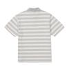 [Snowpeak] Cotton Stripe Polo T-Shirt Ice Gray (S25MMFPS49)