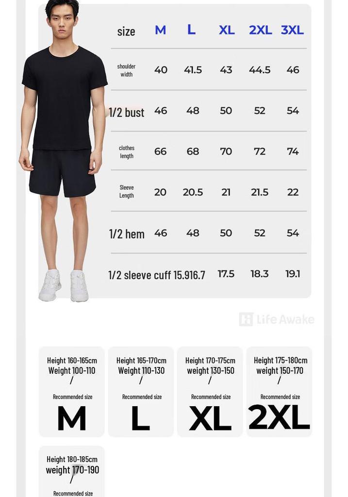 Men's Round Neck 100% Cotton Short Sleeve Undershirt 2-Pack