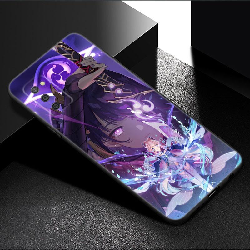 

Чехол для телефона Genshin Impact Raiden Shogun Baal для Samsung Galaxy A01 A03 Core A04 E A02 A05 A10 A20 A21 A30 A50 S A6 A7 A8 Samsung A6 Plus 2018