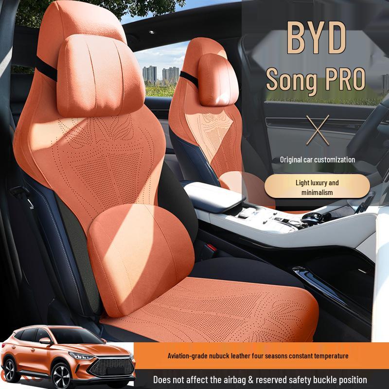 BYD Song Pro Suede Car Seat Cushion and Cover Set