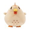 Soft Plush Chicken Toy Stuffed Animal with Embroidered Details and Rounded Shape Suitable for Display or Collecting