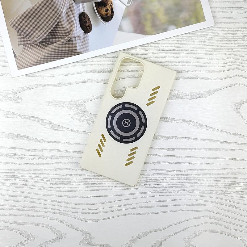 

Для Samsung Galaxy S24 S23 S22 Plus Ultra Rock Sand Ice Магнитный теплоотводящий матовый чехол для ПК с защитой от отпечатков пальцев дышащий охлаждающий чехол S24 Ultra белый