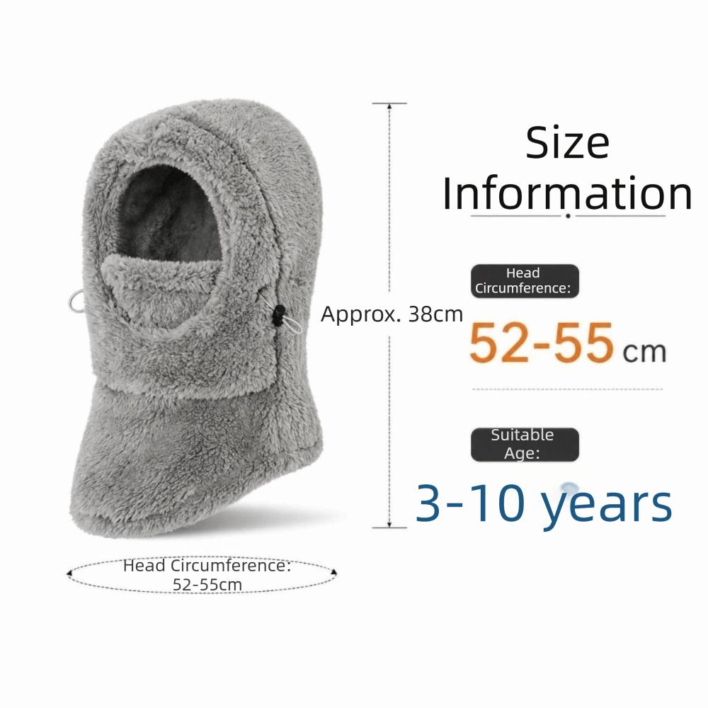 Thick Warm Hooded Scarf Neck Warmer Full Face Cover New Winter Balaclava Hat