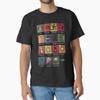 Occult Symbol Grid Tee Gildan 5000 Dark Horror Shirt