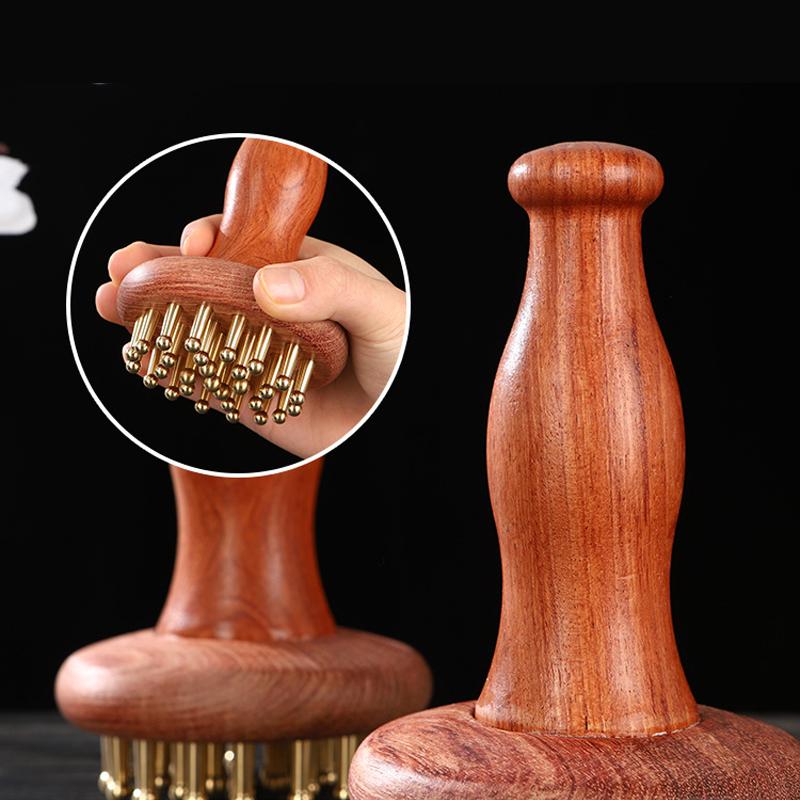 Brass Gua Sha Body Massager Metal Skin Scraping Meridian Lymphatic Muscle Relief Massage Copper Guasha Board