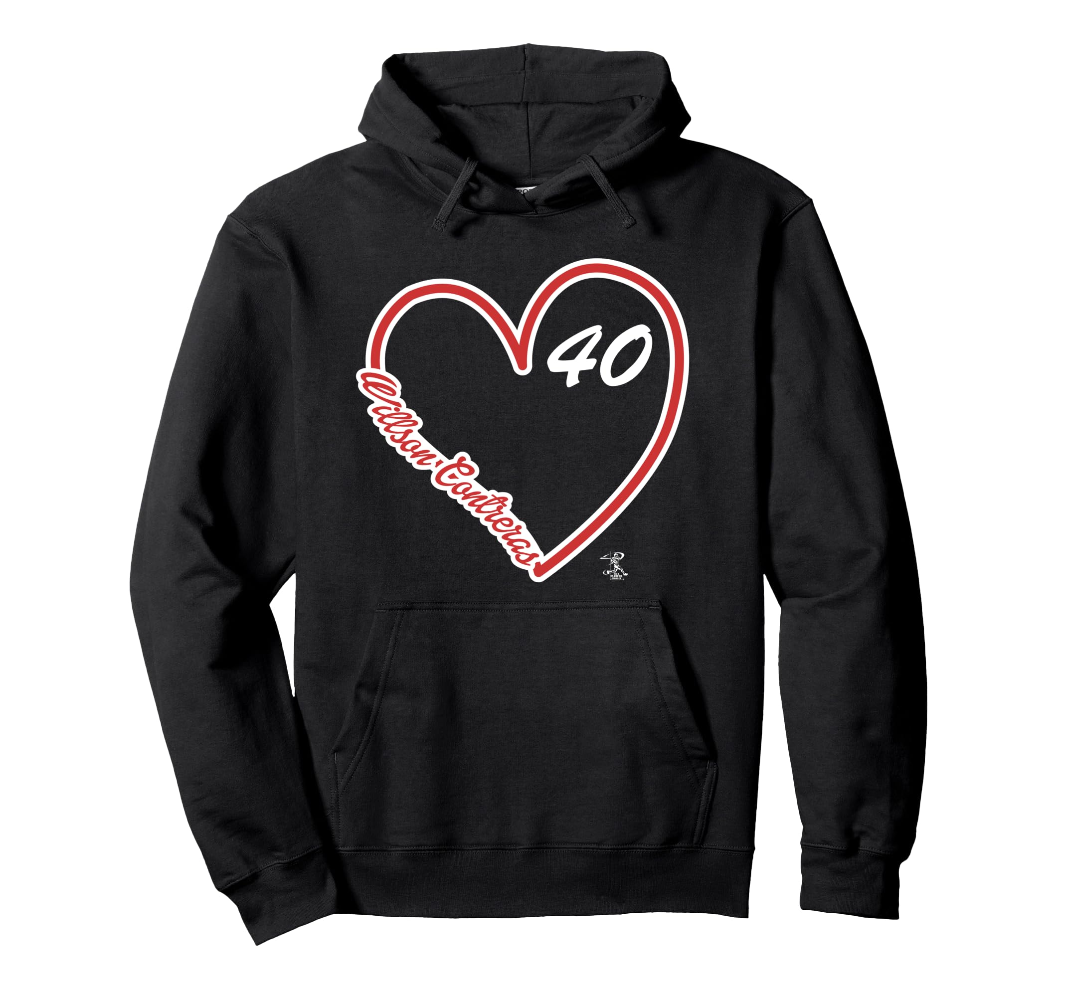 

Willson Contreras Heart Script Gameday Hoodie