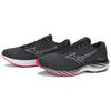 Mizuno Wave Rider 26 Anti-Slip Wear-Resistant Low-Top Running Shoes Unisex Black Red Sneakers J1GC220352