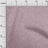 oneOone Cotton Flex Dark Rose Brown Fabric Alphabet Quilting Supplies Print Sewing Fabric By The Yard 40 Inch