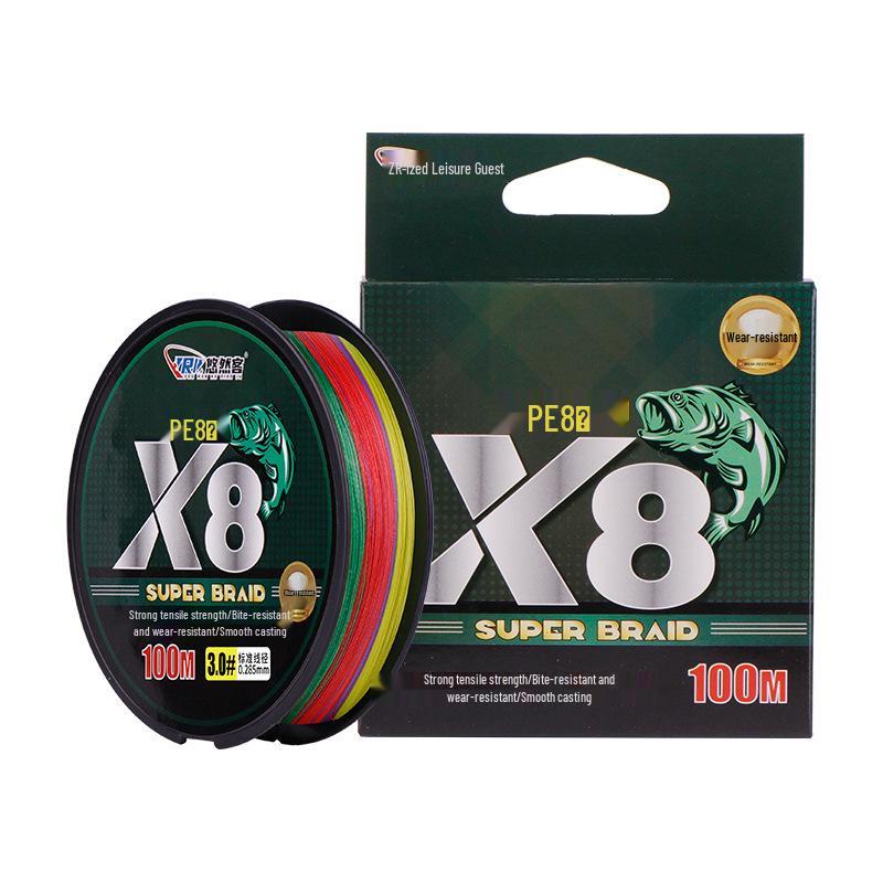 Superglatte PE Dyneema Angelschnur: 8-fach/4-fach geflochten, 100m/150m - Spezielle Hauptschnur für Köder