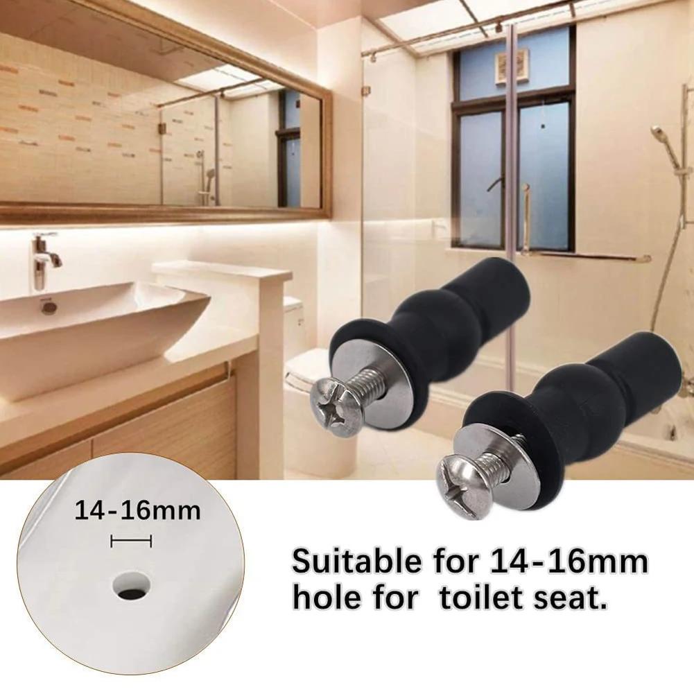 Toilet Seat Top Expansion Plug Fixed Seat Expansion Screw Toilet Fixing Bolt Set Bathroom Accessories