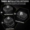 Universal Quick Release Bracket Hood Led Ditch Pods Work Cube Lights Mount Holder for SUV 4X4 Offroad Cars Adjustable Black