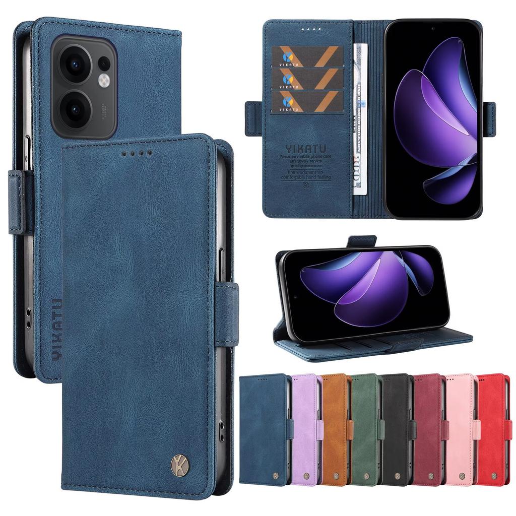 Brieftasche Karten Lederhülle Für OPPO AX5S A98 A97 A96 A95 A94 A93 A92S A79 A78 A77 A76 A74 A73 5G A72 F19 Pro 4G F17 Pro AX7 Hülle