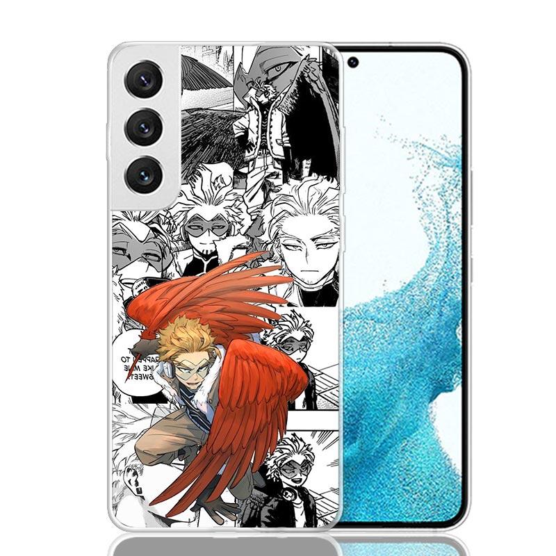 Hawks MHA My Hero A-Academy Phone Case For Samsung Galaxy S26 S25 Edge S24 S23 FE S22 Ultra S21 Plus S20 + Fundas Cover Coque Ga
