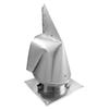 200Mm Steel Chimney Cowl Rotating Flue Cap Square Base Ococ