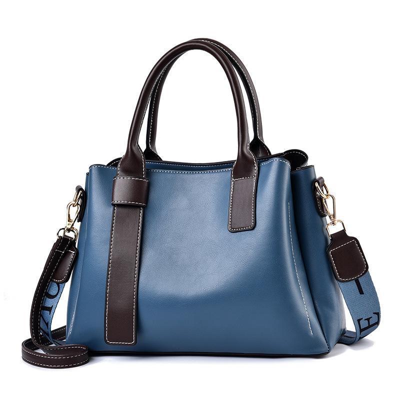 Soft Leather Crossbody Bag High-Capacity Women Handbag Business Commuting Tote Bag Versatile Shopping Travel Lady Shoulder Bag