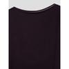Anggae Draped Asymmetrical Knit Dress Violet