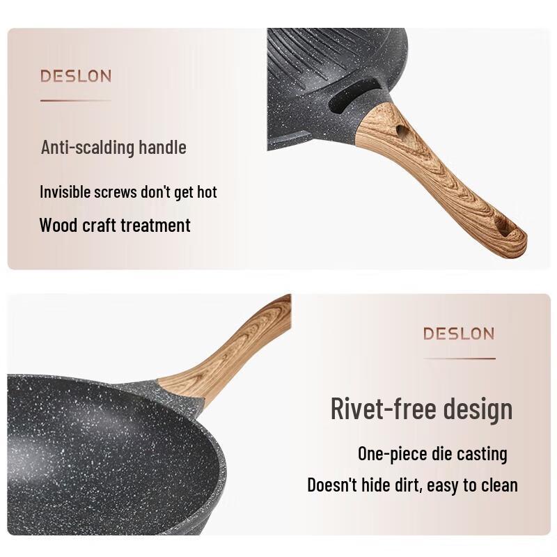 DESLON Maifan Stone Non-stick Wok