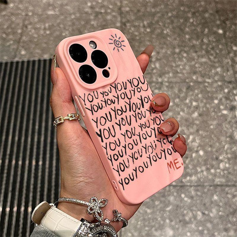 Suitable for iPhone 15 Promax wrinkled phone case Apple 14 Pro 11/12 all inclusive 13/x soft 7p