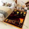1PC Police and Bridge Background Poster Carpet for Living Room Bedroom Sofa Home Decor Rus Non-slip Floor Mat Luxury Gift