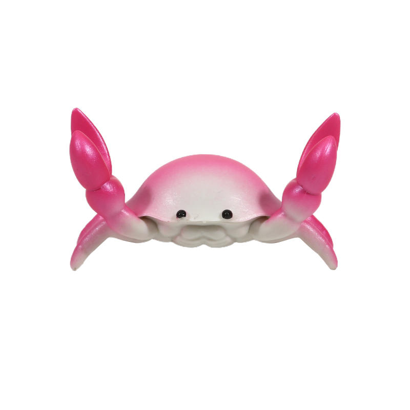 Creative Crab Weightlifting Pen Holder Creative Cute Crab Cellphone Storage Bracket Storage Rack Desktop Ornament