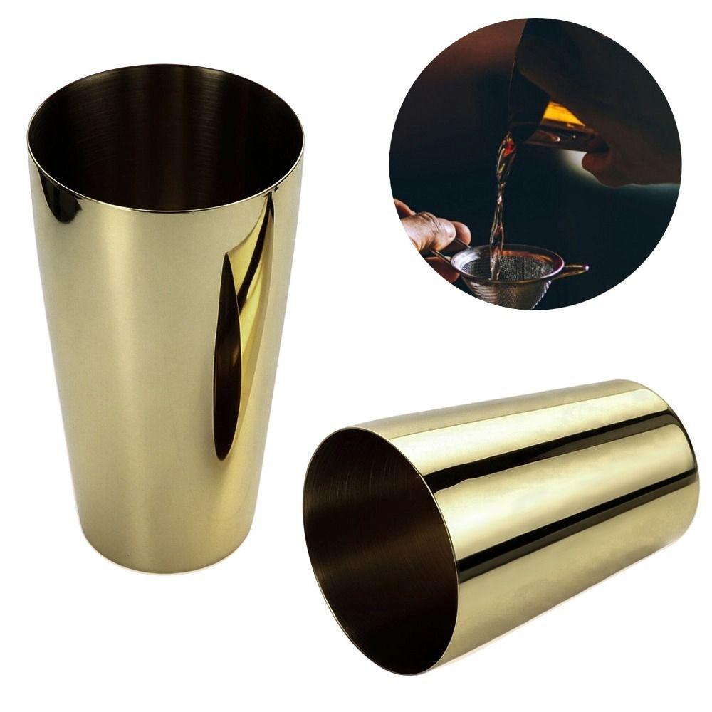 304 Stainless Steel Shaking Tins Simple Design Barware Set Practical Drink Shaker  Bar