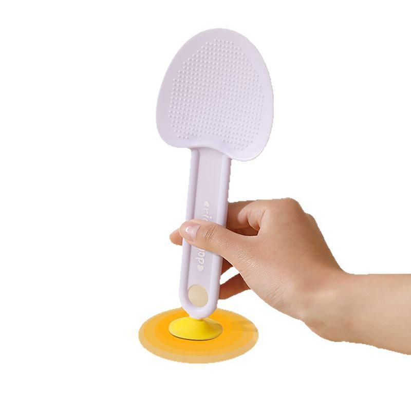 1Pieces Suction Cup Rice Spoon Non-stick Standing Spoon High Temperature Resistance Protable Rice Cooker Scoop Outdoor Tableware
