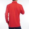 Coq Sportif Golf Shirt Jacquard Stylish Long Sleeve Polo Shirt Sweat Absorbent Quick Drying RD00 [Le Golf] [Stretch Forcer] Men's (Red)