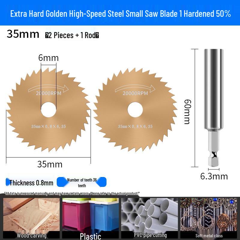 High-Speed Steel Mini Circular Saw Blade for Electric Drill and Grinder