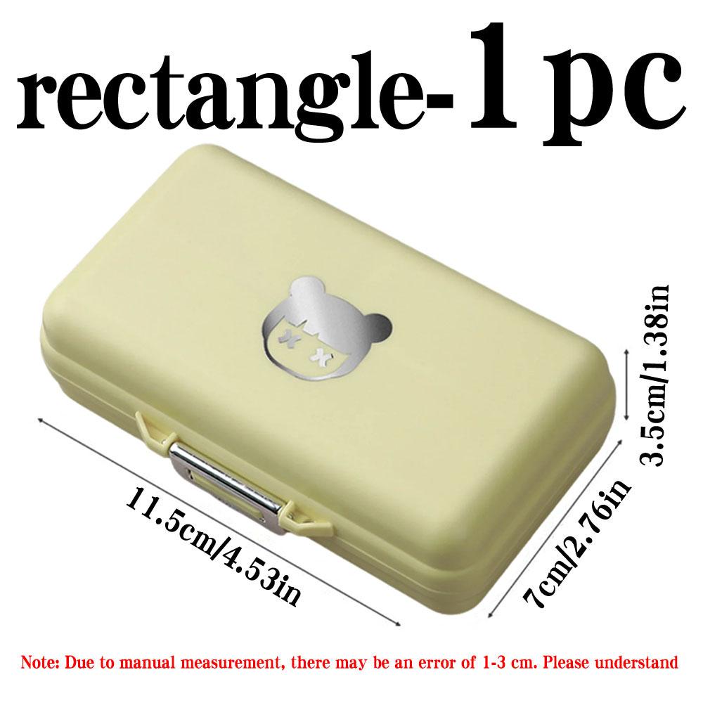 Portable Pill Box, Jewelry Sealed Storage Box, Weekly Pill Box, Pocket Pill Box Pill Dispenser Tablet Box, Suitable For Travel