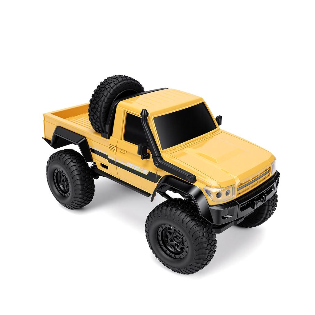 1:20 RC Car 2.4G Remote Control Crawler 4WD Off Road Truck with Dual Batteries LED Lights 20KM H Speed for Multi Terrain
