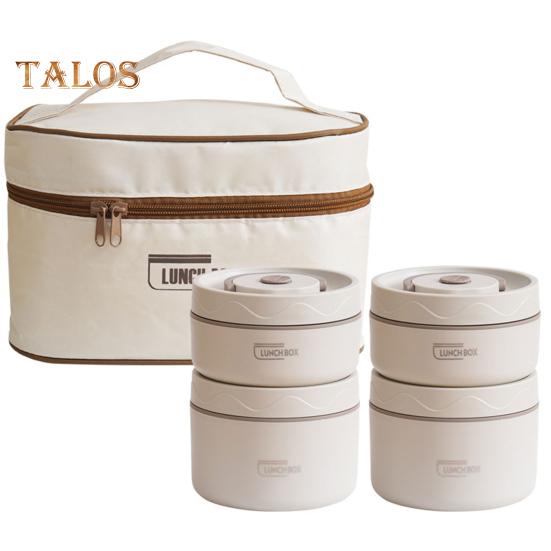 Contenedor Bento 3H de 1/2/3/4 Uds., contenedor de tiempo de conservación del calor, práctico contenedor de frutas para comida de Picnic de calidad alimentaria para uso diario